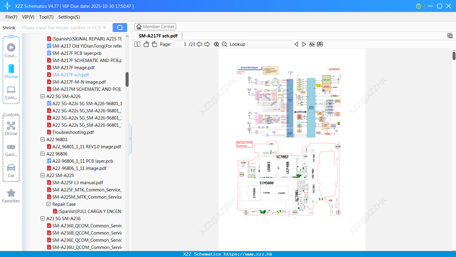 Samsung SM-A217F Sch